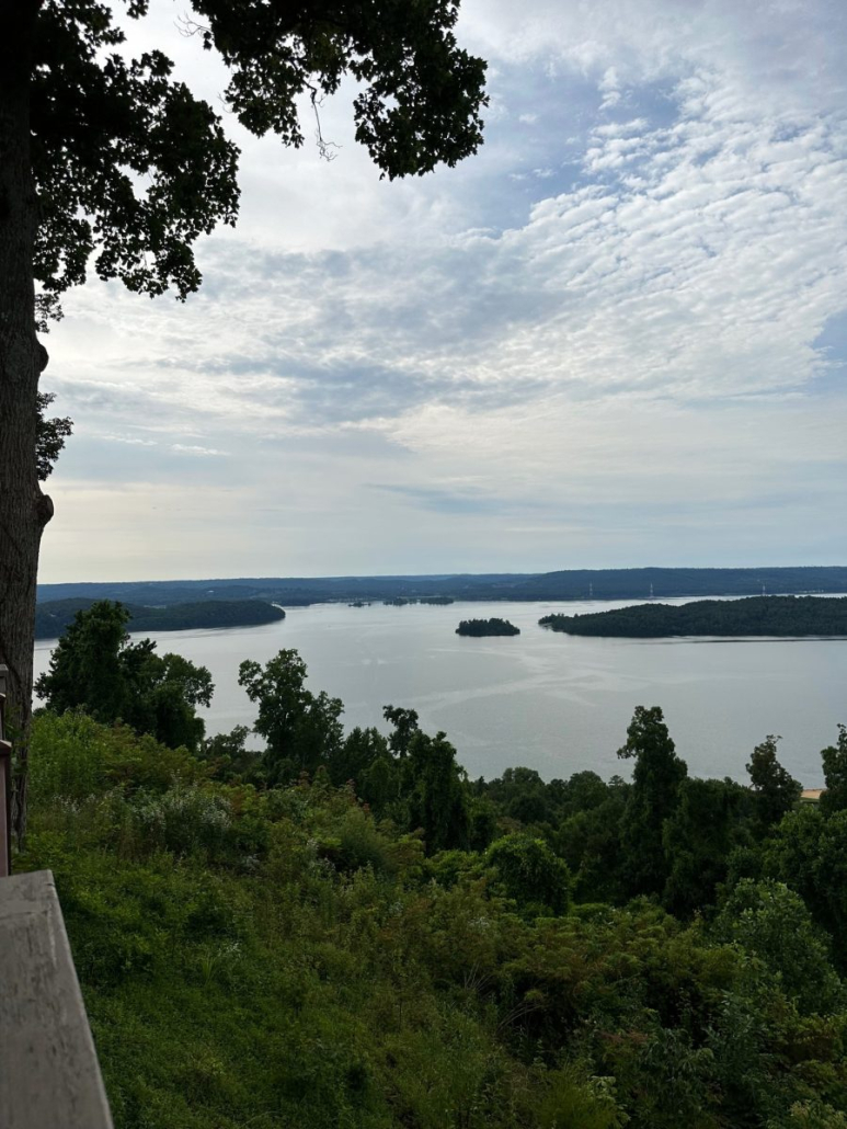 MidJuly Afternoon, Evening, Sunset, and Sunrise from the Lodge at Lake